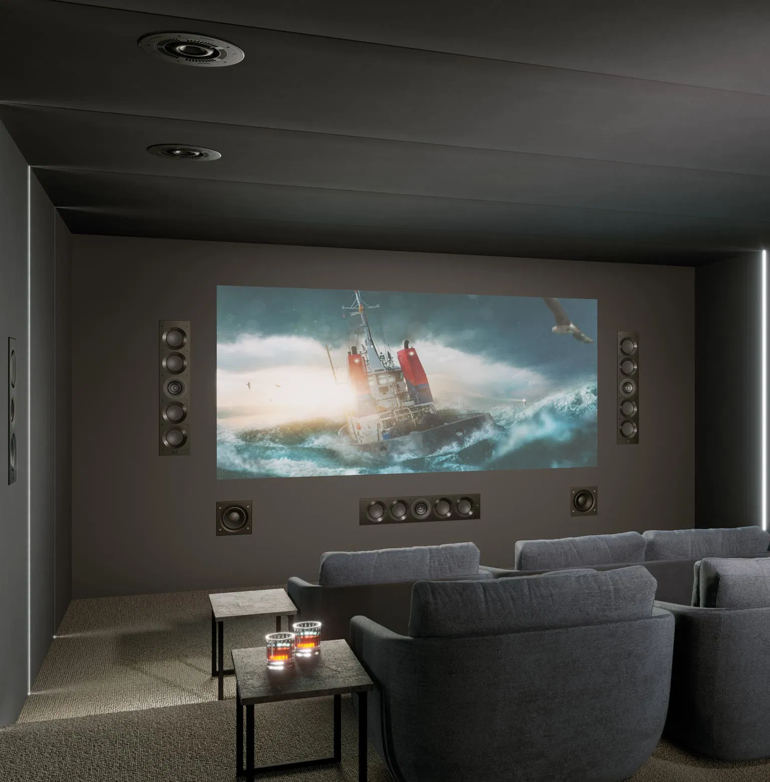 KEF In Wall Basic package -2